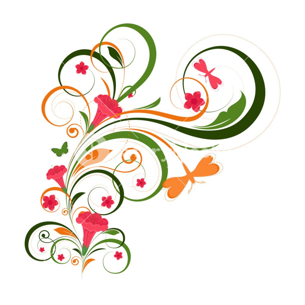 Creative Design Floral Art Vector Royalty-Free Stock Image
