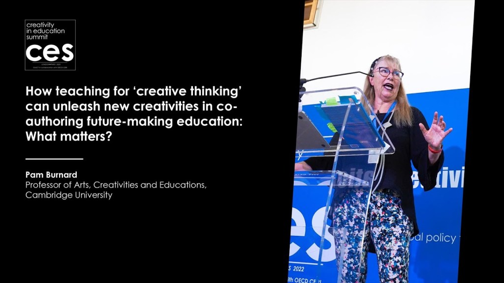 Creativity in Education Summit   Professor Pam Burnard