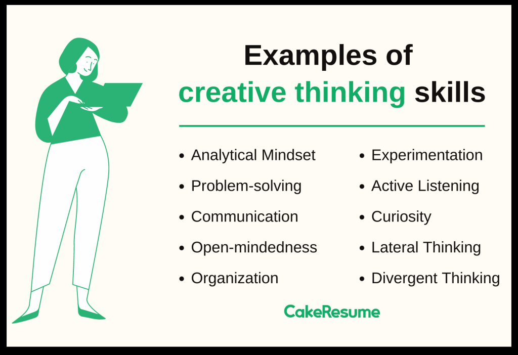 essential creative thinking skills examples and how to develop