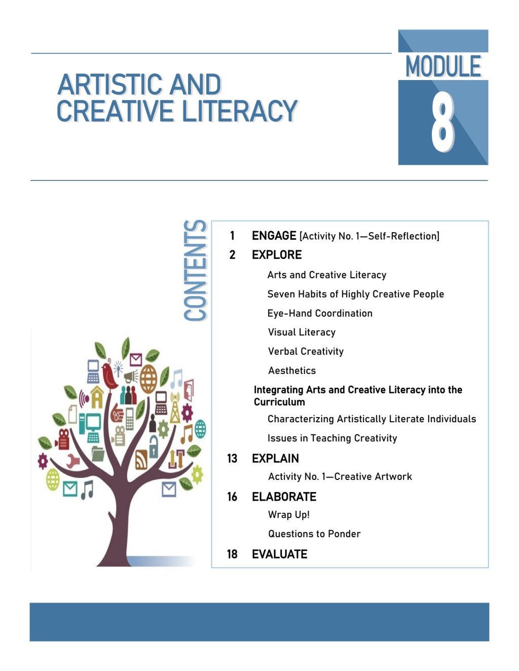 solution m artistic and creative literacy pdf studypool